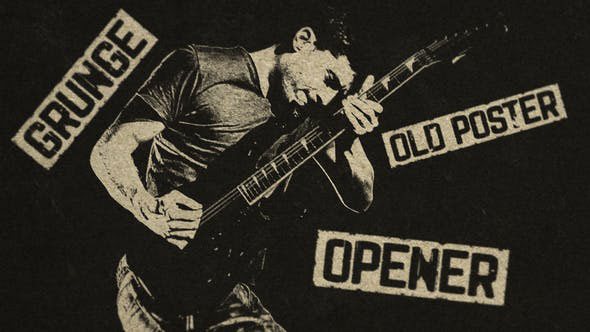 Videohive Grunge Old Poster Opener 27578965