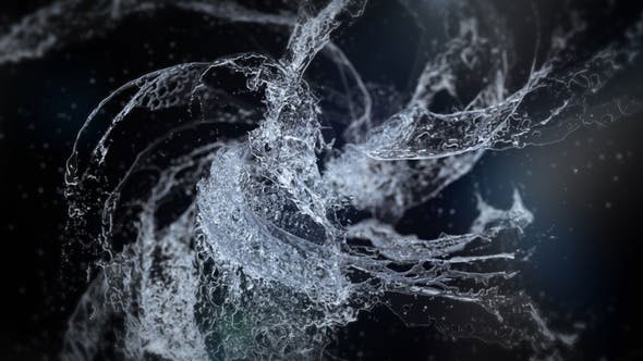 Videohive Spiraling Liquid Logo Reveal 22303029