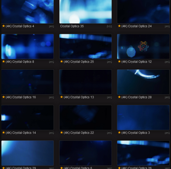 ProductionCrate – Crystal Optics Lens Flares 4K 2 image