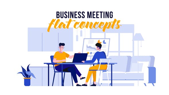 Videohive Business meeting - Flat Concept 29521769