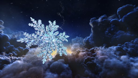 Videohive - Christmas Snowflake Intro - 29640932