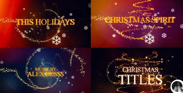 Videohive Christmas Titles 13734313