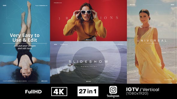 Videohive - Minimal Promo Slideshows Pack V3.1 - 27059569