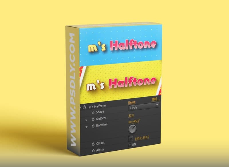 Aescripts m's HalfTone v1.44 Win/Mac