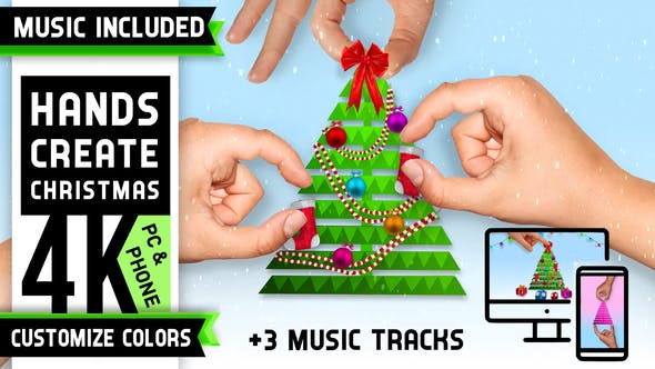 Videohive - Christmas Tree Logo - 29633166