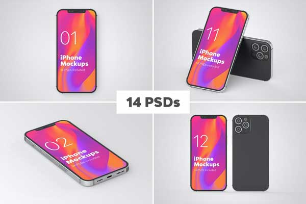 iPhone 12 Mockups B3878ZR