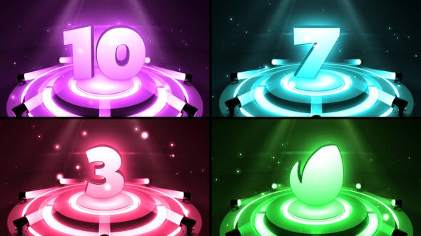 Videohive Colorful Countdown 23993333