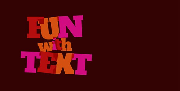 Videohive Fun With Text - Cartoon Titles Pack 12803364