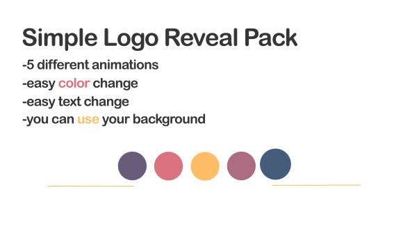 Videohive Minimal Logo Reveal Pack 8992705