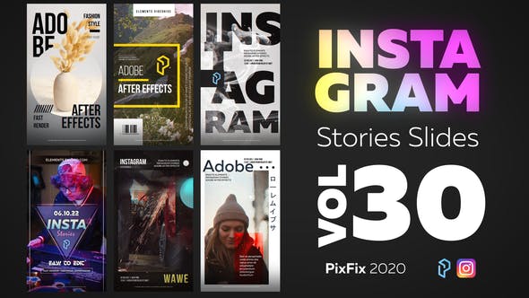 Videohive Instagram Stories Slides Vol. 30 30005561