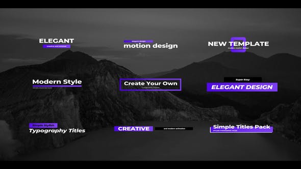 Videohive Simple Creative Titles 29742734