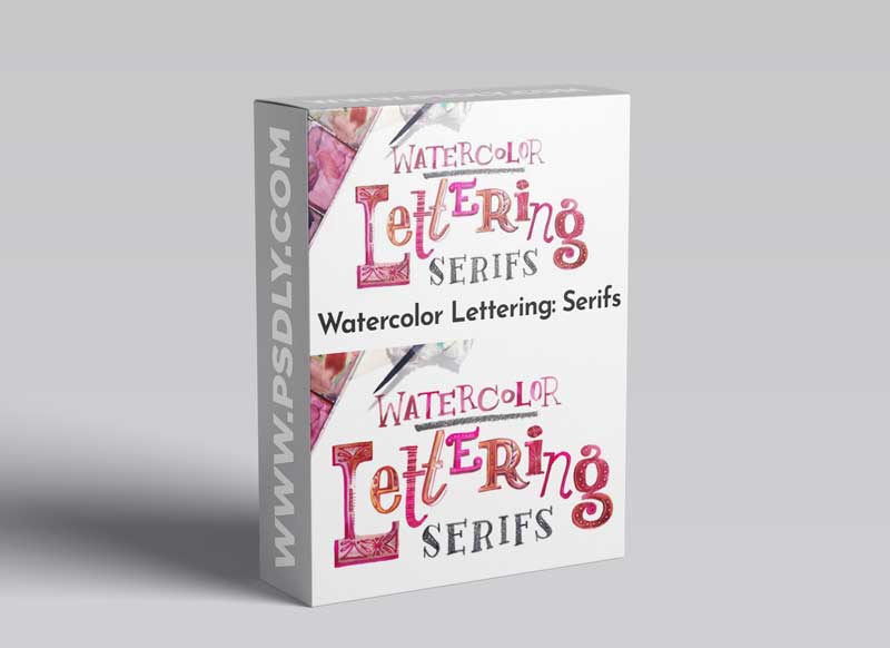 Watercolor Lettering: Serifs