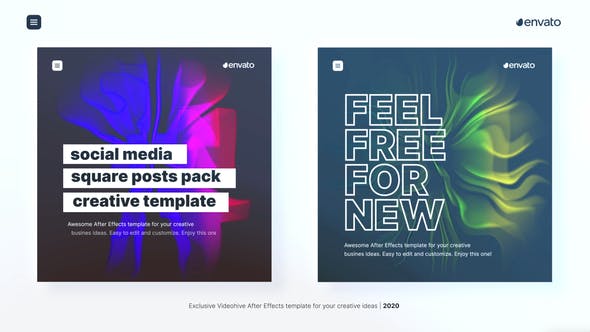 Videohive Social Media Posts Pack #2 29899974