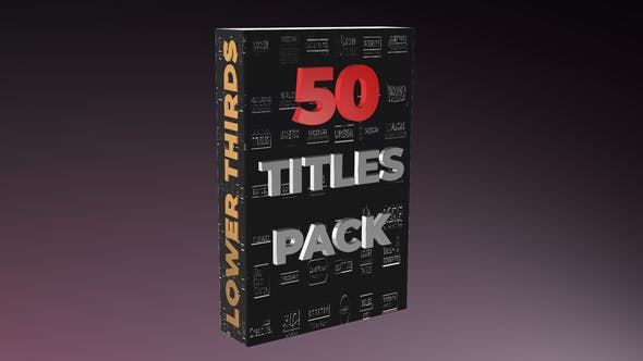 Videohive Modern Titles 50 30018713