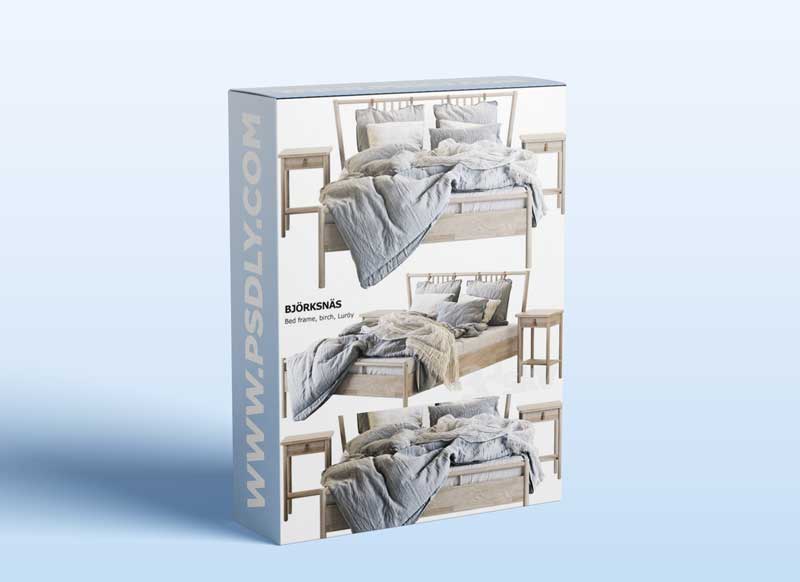 Bed BJORKSNAS Ikea