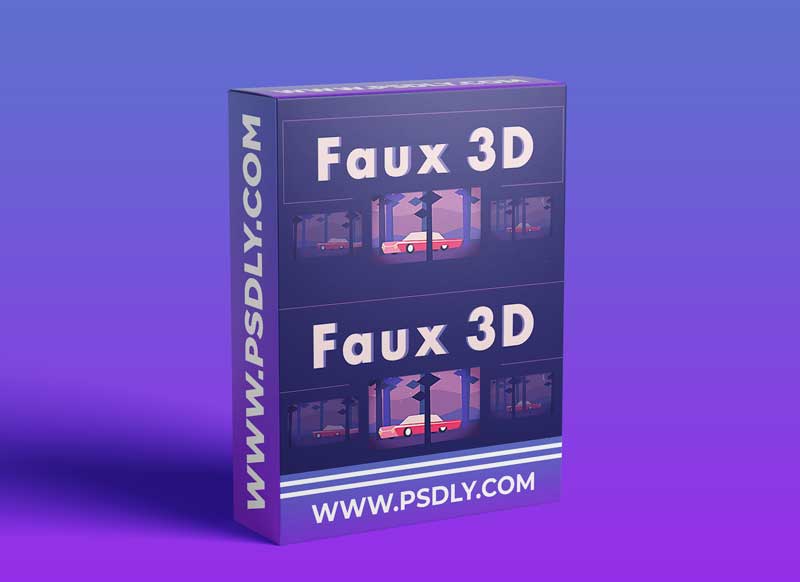 Faking Depth in After Effects Made Easy: Animate a Faux 3D Looping Car