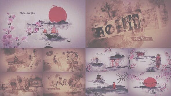Videohive Mythic Ink Bundle 30259786