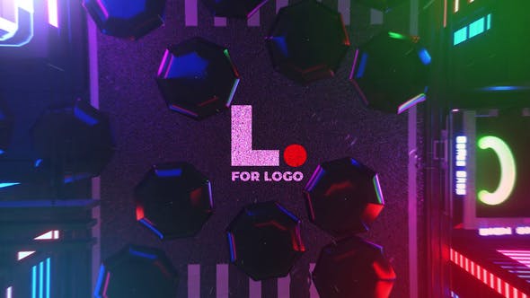 Videohive Rainy Future City Logo Reveal 30743643