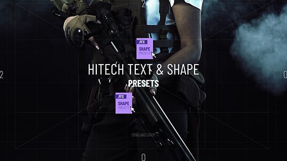 Videohive Hitech Text + Frame Presets 28185984