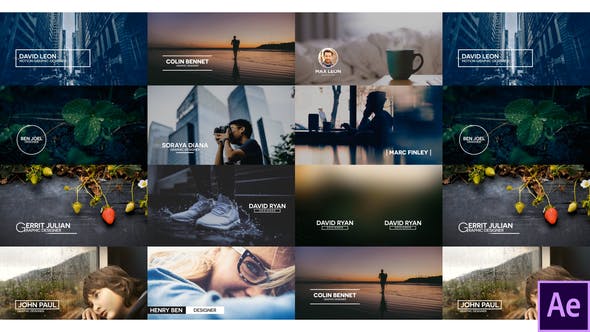 Videohive Clean Minimal Lower Thirds 12094421