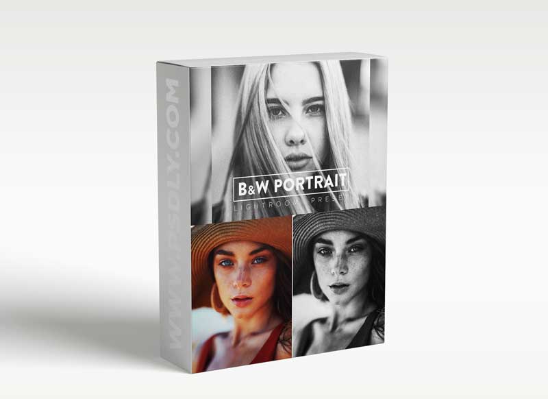 10 Black and White Portrait Lightroom Preset