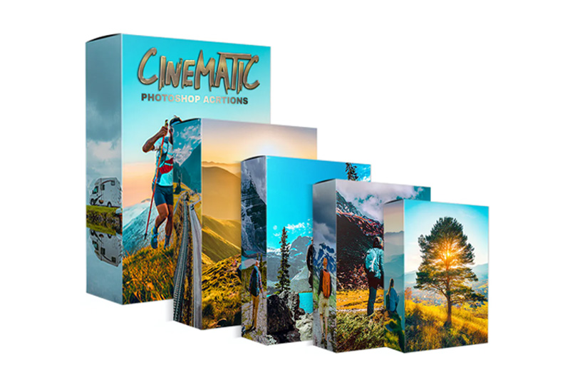 12 Cinematic Travel Photoshop Actions