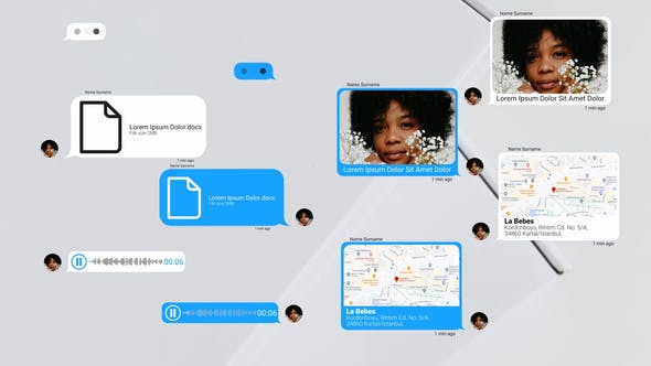 Videohive Text Messages KIT 29828391