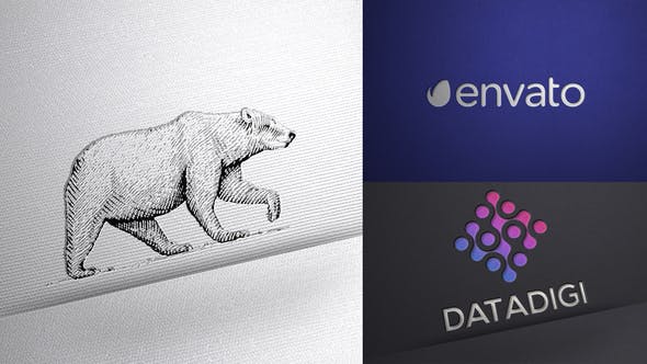 Videohive Paper Logo Reveal 31138659