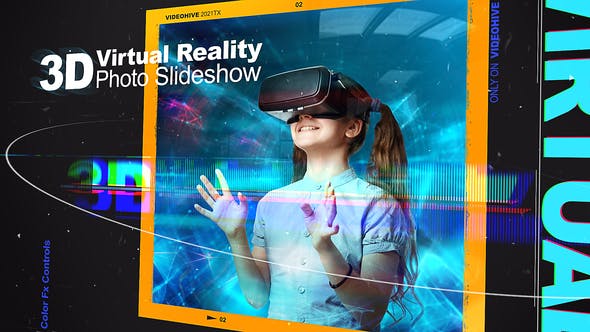 Videohive 3D Virtual Reality Photo Slideshow 30018841