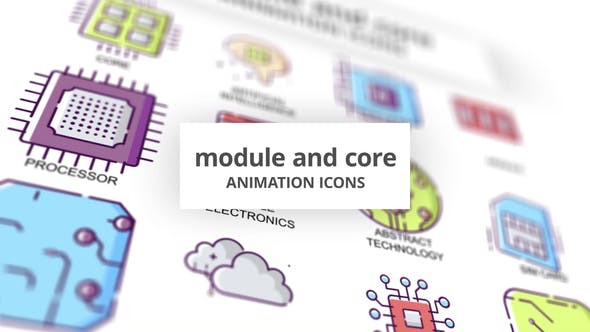 Videohive Module & Core Animation Icons 30885379