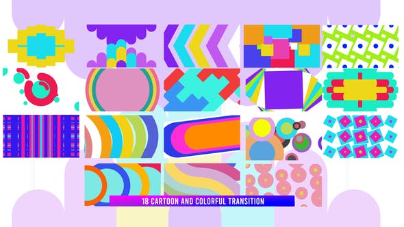 18 Uniq Transition Animation Easy Color Control For Each Animation After effects CS 5.5 or Higher. Full HD (1920×1080) No plug-ins required Video tutorial included Audio not included Fast rendering