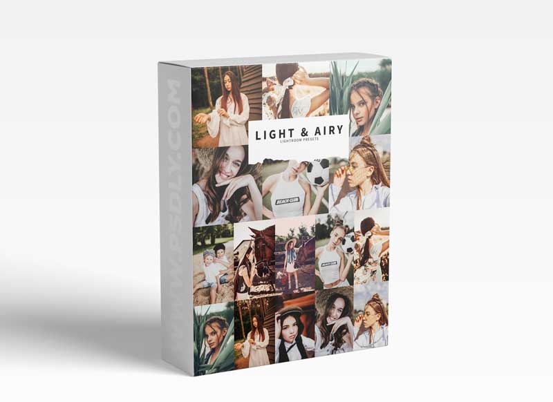 CreativeMarket - 10 Light & Airy Lightroom Presets 5978575