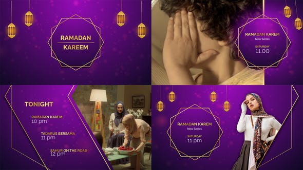Videohive Ramadan Broadcast Package MOGRT 31016552