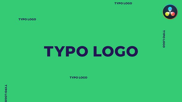 Videohive Typo Logo For DaVinci Resolve 30493551