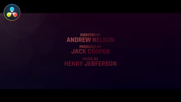Videohive Cine Credit V.2 31062450