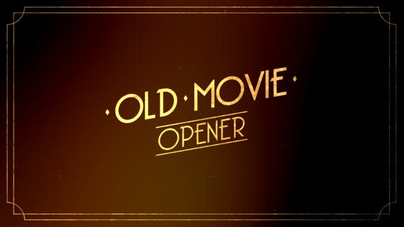 Videohive Old Movie Intro 30507106