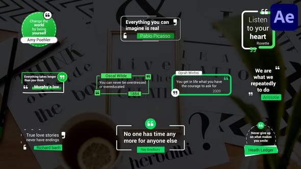 Videohive Quotes Titles After Effects 30994674