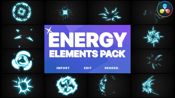 Videohive Energy Elements DaVinci Resolve 30571837