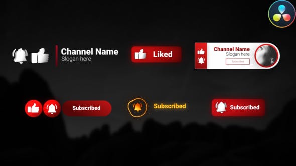 Videohive Youtube Unique Subscribe Elements 29794365