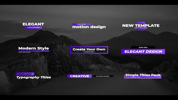 Videohive Simple Creative Titles 29742484
