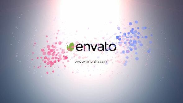 Videohive Colourful Particles Logo 30668639
