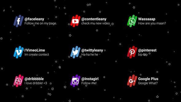 Videohive Social Media Lower Thirds 30669896