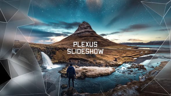 Videohive Slideshow Elegant Plexus DaVinci Resolve 29895755