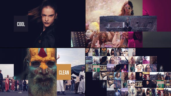 Videohive Mosaic Video Reveal 25551600