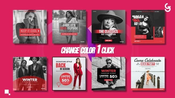 Videohive Fashion Advertising Social Post B21 30951314