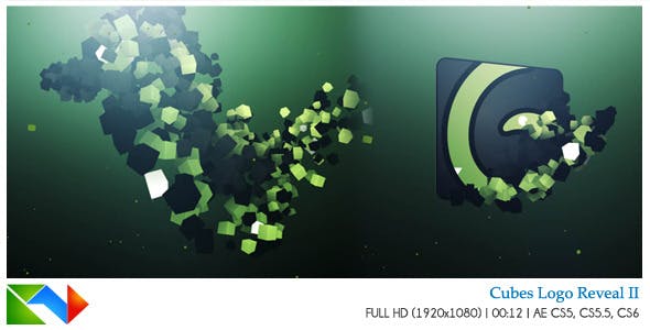 Videohive Cubes Logo Reveal II 7938400