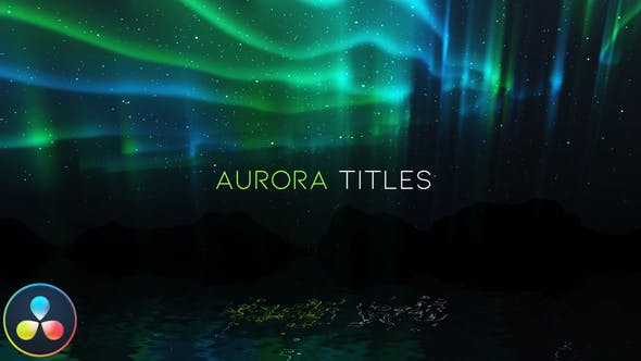 Videohive Aurora Titles DaVinci Resolve 31279418