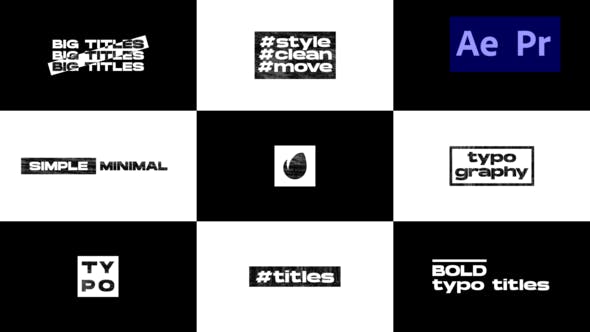 Videohive Big Typo Titles 31859091