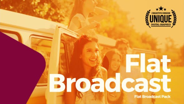 Videohive Flat Broadcast Pack 13459136