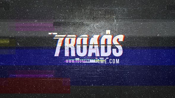 Videohive Grunge Logo Glitch 19749051